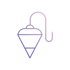 Plumb Bob vector icon
