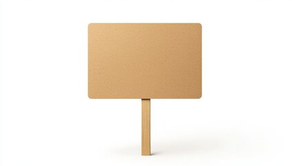 Blank Cardboard Sign