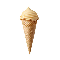 Empty cone isolated on a transparent background