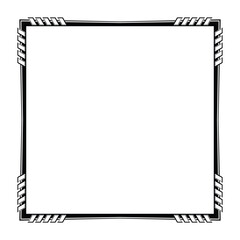 Car decals square frame