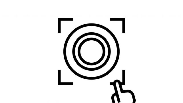 touch sensor animated icon