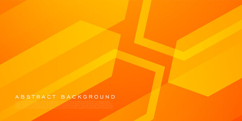 Abstract colorful orange bright 3D background. Simple dynamic shapes color pattern. Eps10 vector