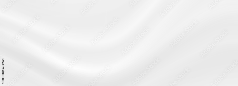 Aufkleber smooth grey wave background. subtle curve line cream texture. abstract gray template wallpaper for g