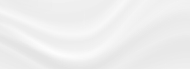 Smooth grey wave background. Subtle curve line cream texture. Abstract gray template wallpaper for graphic design, medical, tech, cosmetic, poster, flyer, brochure. Vector soft gris gradient pattern