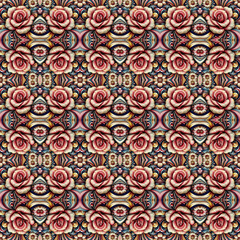 seamless pattern for textile design 