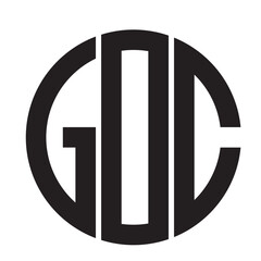 GOC modern elegance and creative logo design .GOC luxurious alphabet design . GOC letter initial logo design.