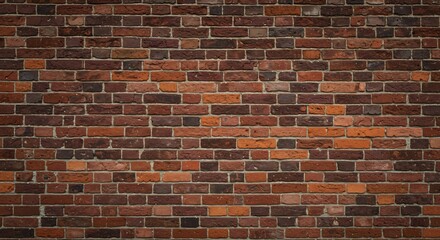 Fototapeta premium Rustic Red Brick Wall Texture Background. AI Generated