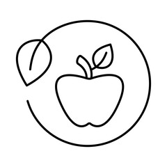 Ecology and Nature Green Icon. Concept of Green Technology, Climate Change, Environmental Sustainability Symbol in Minimal Style. Editable Stroke Vector Illustration Line Icon
