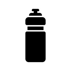 Sports water bottles icon isolated on white background.