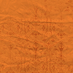 Paper vintage damask and baroque, floral seamless ornamental pattern fabric background 
