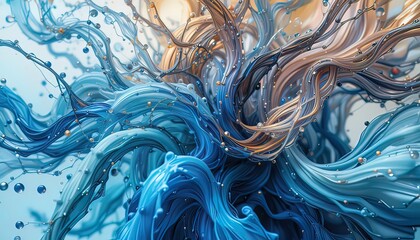 Ethereal Harmony: Dance of Light and Color