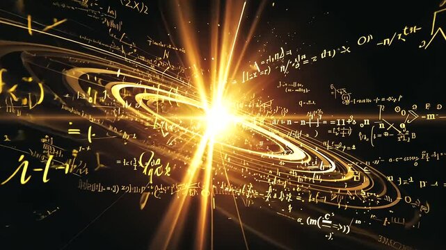 Frames A mesmerizing abstract visualization of quantum particles colli s-high-contrast, a-2, 5021243