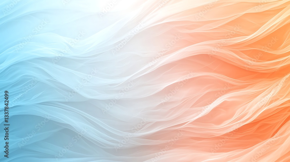 Poster abstract background texture flowing colors in soft waves digital art modern environment