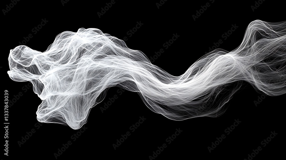 Poster abstract wave motion black background textured design fluid environment dynamic perspective