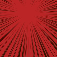Obraz premium Retro Red Comic Background
