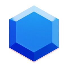 gems stone 3d icon illustration