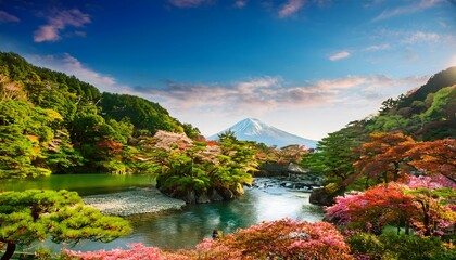 Fototapeta premium Landscape of the best natural scenery in Japan.