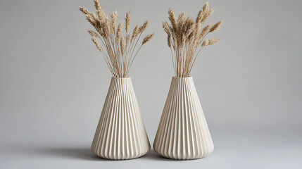 Home plant in vase decoration arrangement