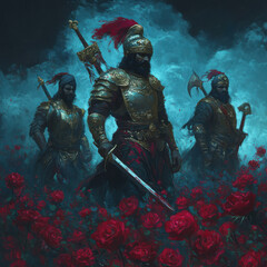 An awe-inspiring dark fantasy illustration