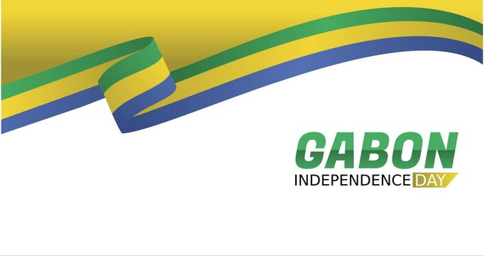Gabon independence day motion video, ideal for Gabon independence day celebration - Powered by Adobe