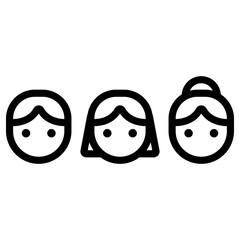 가족 구성원 아이콘