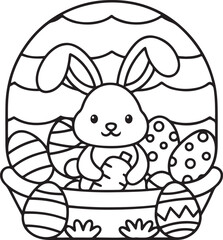 Adorable Easter Coloring Pages: Cute Bunnies, Eggs, and Spring Designs for Kids & Family Fun – Instant Download