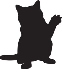 cati icon silhouette