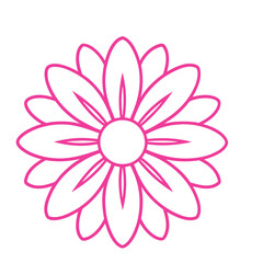Daisy Flower Ouline Icon