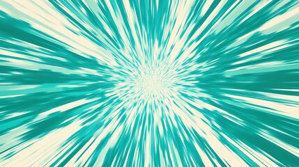 An abstract design depicts vibrant lines in radial patterns expanding outwards