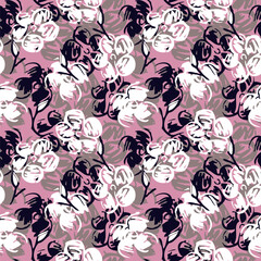 Seamless pattern, textile background fabric print, allover print design, abstract wallpaper tiles