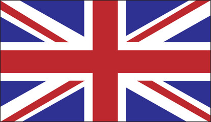 イギリスの国旗のベクターイラスト