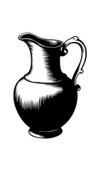 sketch of a jug