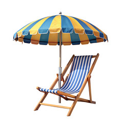 beach chair with umbrella