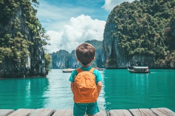 Family travel blogger reviewing kid-friendly destinations.