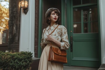 Fashion history blogger sharing vintage outfit inspiration.