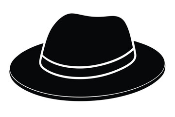black hat vector illustration