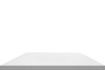 White Fabric Table, Suitable for Product Presentation Backdrop, Display, and Mock up. (Transparent PNG File)	