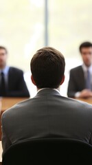 Confident Candidate in a Group Interview