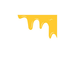 illustration of dripping honey liquid