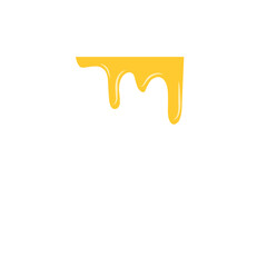 illustration of dripping honey liquid