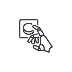 Bot Execution line icon