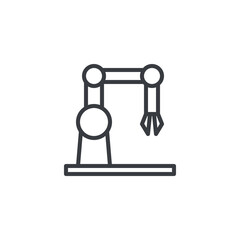 Industry RPA line icon