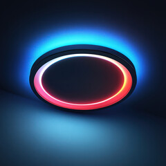 abstract background with red circles