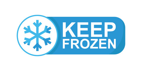 Keep frozen label.