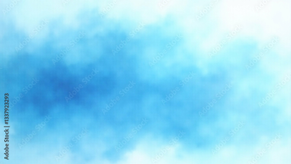 Poster serene gradient of blue hues creating an ethereal and dreamy abstract texture