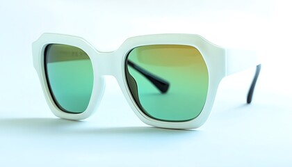 sunglasses on white background