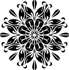 Mandala Stencil Vector Design, Intricate Mandala Stencil Art, Circular Mandala Stencil Vector, Decorative Mandala Template Design, Floral Mandala Stencil Vector, Traditional Mandala Vector Art, Abstra