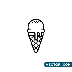 Simple Ice Cream Design Template 