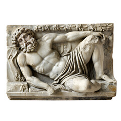 PNG Ancient Greek mythological stone sculpture
