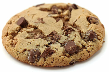Fototapeta premium Close-up of a chocolate chip cookie